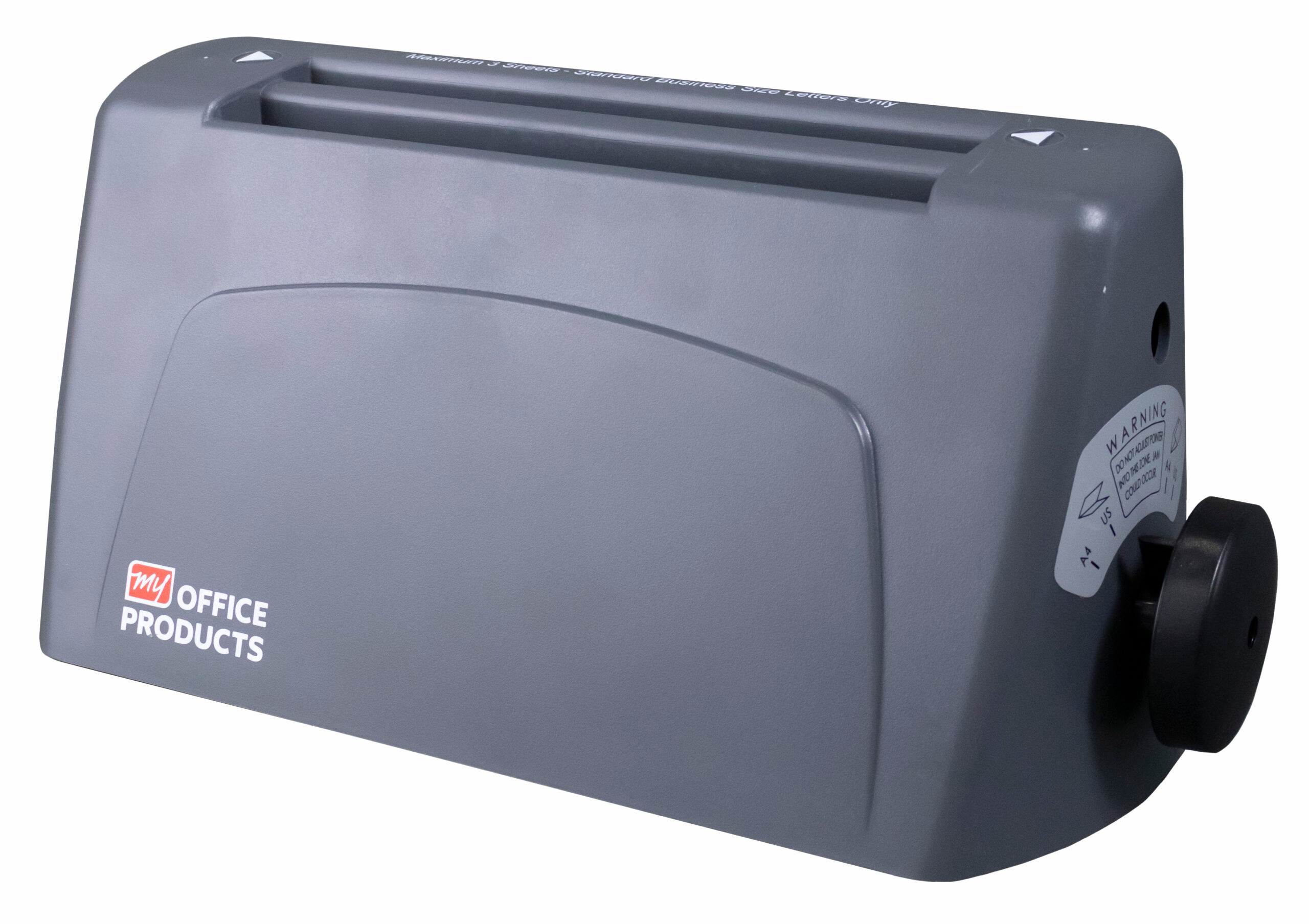 Dobladora de papel Martin Yale P6500 — vista posterior derecha