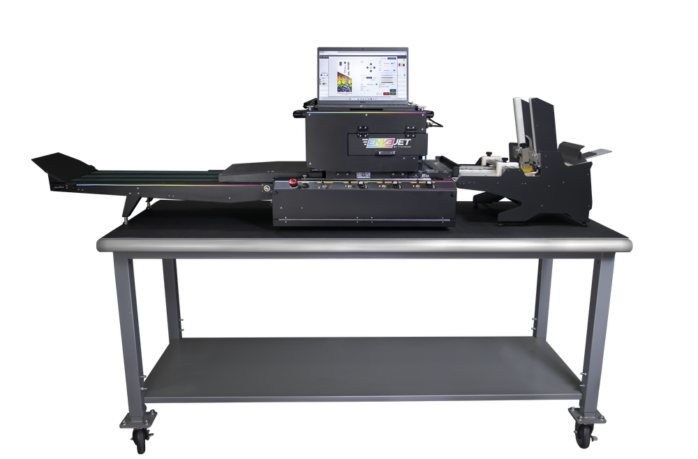 Impresora de sobres EnveJet de Postmark con alimentador automático Straight Shooter opcional